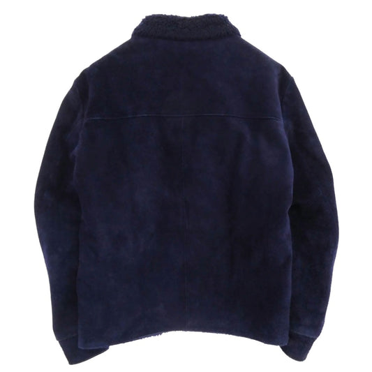TENDERLOIN テンダーロイン T-SADDLE SUEDE JKT サドル スエード ジャケット ネイビー系 パープル系 S【中古】