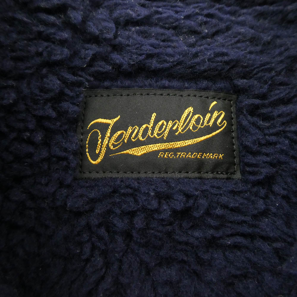 TENDERLOIN テンダーロイン T-SADDLE SUEDE JKT サドル スエード ジャケット ネイビー系 パープル系 S【中古】
