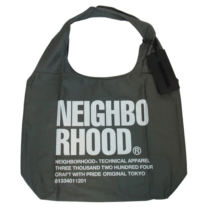 NEIGHBORHOOD ネイバーフッド 23AW 232MYNH-CG01 ID TOTE BAG アイディー トート バッグ OLIVE DRAB F【極上美品】【中古】