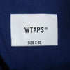 WTAPS ダブルタップス 21SS 211ATDT-CSM03 SS COTTON BLUE コットン クルーネック ポケット ピスタグ 半袖 Tシャツ カットソー ブルー系 L【極上美品】【中古】