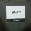 WTAPS ダブルタップス 20AW 202PCDT-ST04S WTVUA DOT TEE SCREEN ドット スクリーン サークル ロゴ プリント Tシャツ 半袖カットソー OLIVE DRAB 4【新古品】【未使用】【中古】