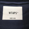 WTAPS ダブルタップス 21SS 211ATDT-CSM29 RINGER SS リンガー コットン クルーネック 半袖 Tシャツ カットソー ネイビー系 X 03【新古品】【未使用】【中古】