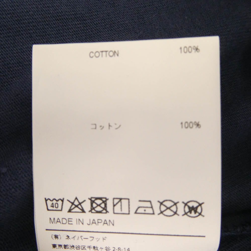 WTAPS ダブルタップス 21SS 211ATDT-CSM29 RINGER SS リンガー コットン クルーネック 半袖 Tシャツ カットソー ネイビー系 X 03【新古品】【未使用】【中古】
