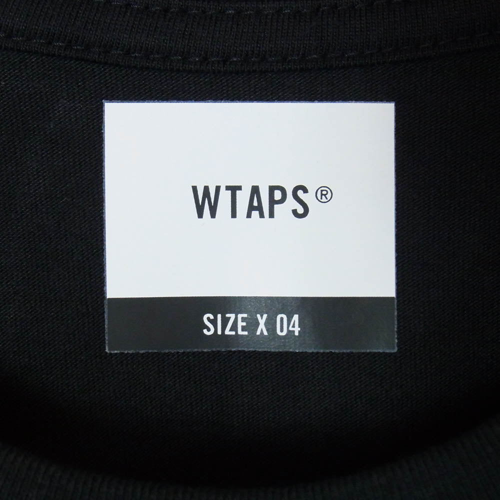 WTAPS ダブルタップス 21SS 211PCDT-ST09S OG SS TEE バックプリント 半袖 Tシャツ カットソー ブラック系 XL【新古品】【未使用】【中古】