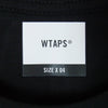 WTAPS ダブルタップス 21SS 211PCDT-ST09S OG SS TEE バックプリント 半袖 Tシャツ カットソー ブラック系 XL【新古品】【未使用】【中古】