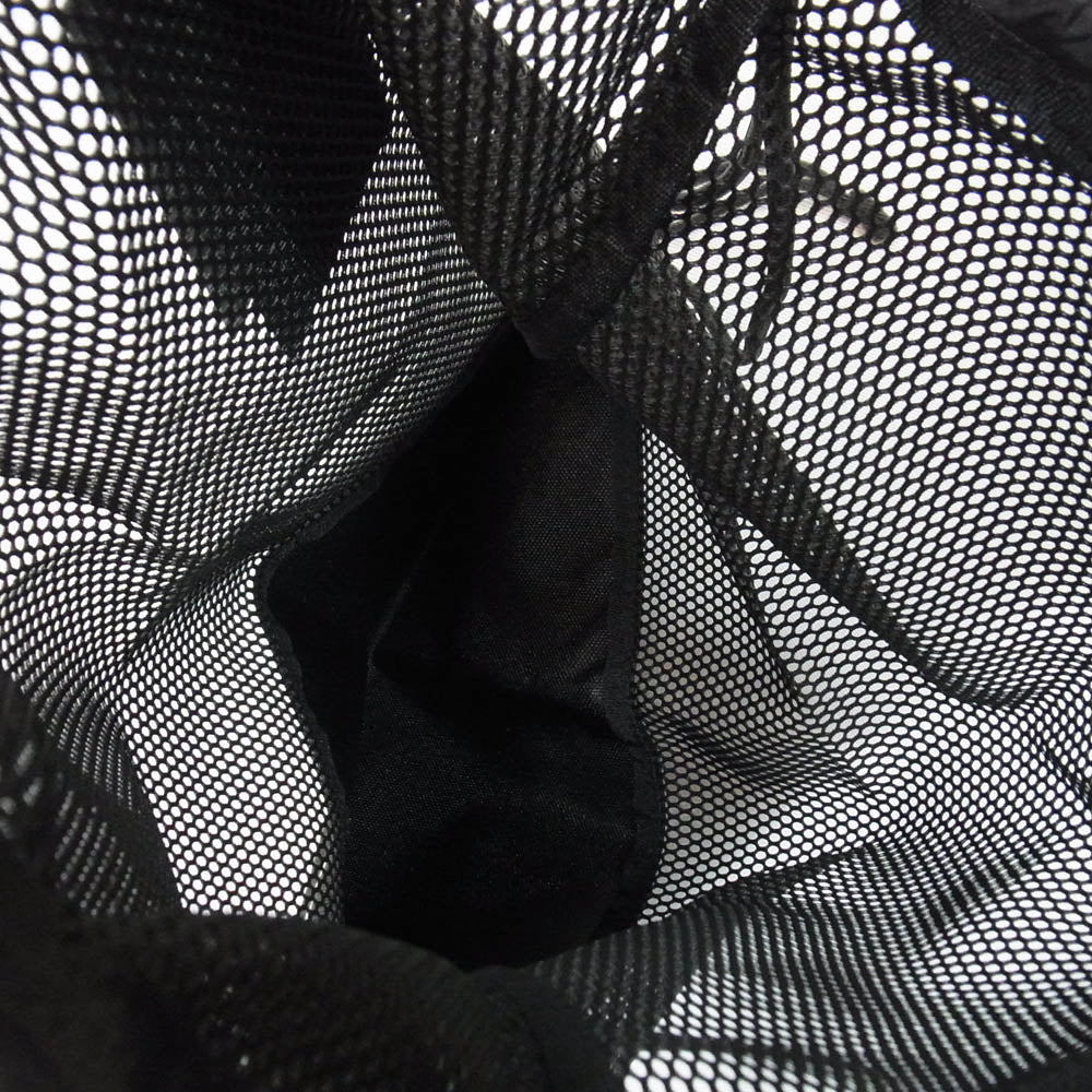NEIGHBORHOOD ネイバーフッド 25SS 251FJNH-CG02 MESH DRAWSTRING TOTE BAG メッシュ ドローストリング ナップサック ロゴ トートバッグ ブラック系 F【新古品】【未使用】【中古】