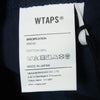 WTAPS ダブルタップス 24SS 241ATDT-STM04S SIGN SS フルロゴ フロントプリント クルーネック 半袖 Tシャツ カットソー ネイビー系 3【極上美品】【中古】