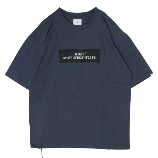 WTAPS ダブルタップス 20SS 201PCDT-ST11S SCREEN WTINC SS TEE スクリーン ダブルティー インク クルーネック ボックスロゴ 半袖 Tシャツ カットソー チャコール系 5【新古品】【未使用】【中古】