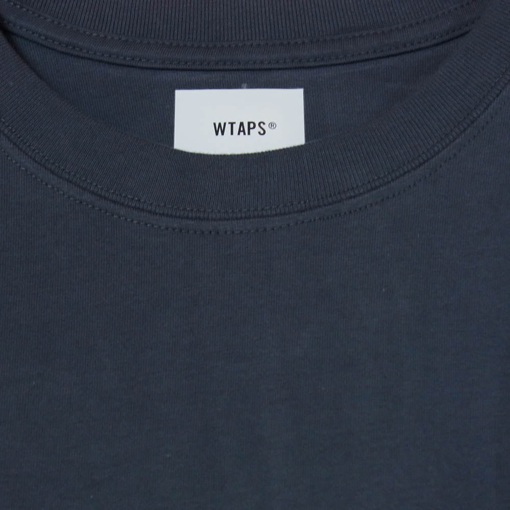 WTAPS ダブルタップス 20SS 201PCDT-ST11S SCREEN WTINC SS TEE スクリーン ダブルティー インク クルーネック ボックスロゴ 半袖 Tシャツ カットソー チャコール系 5【新古品】【未使用】【中古】