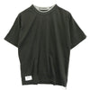 WTAPS ダブルタップス 22SS 221ATDT-CSM19 RING SS TEE ネックロゴ リング クルーネック 半袖 Tシャツ カットソー グリーン系 X 03【極上美品】【中古】