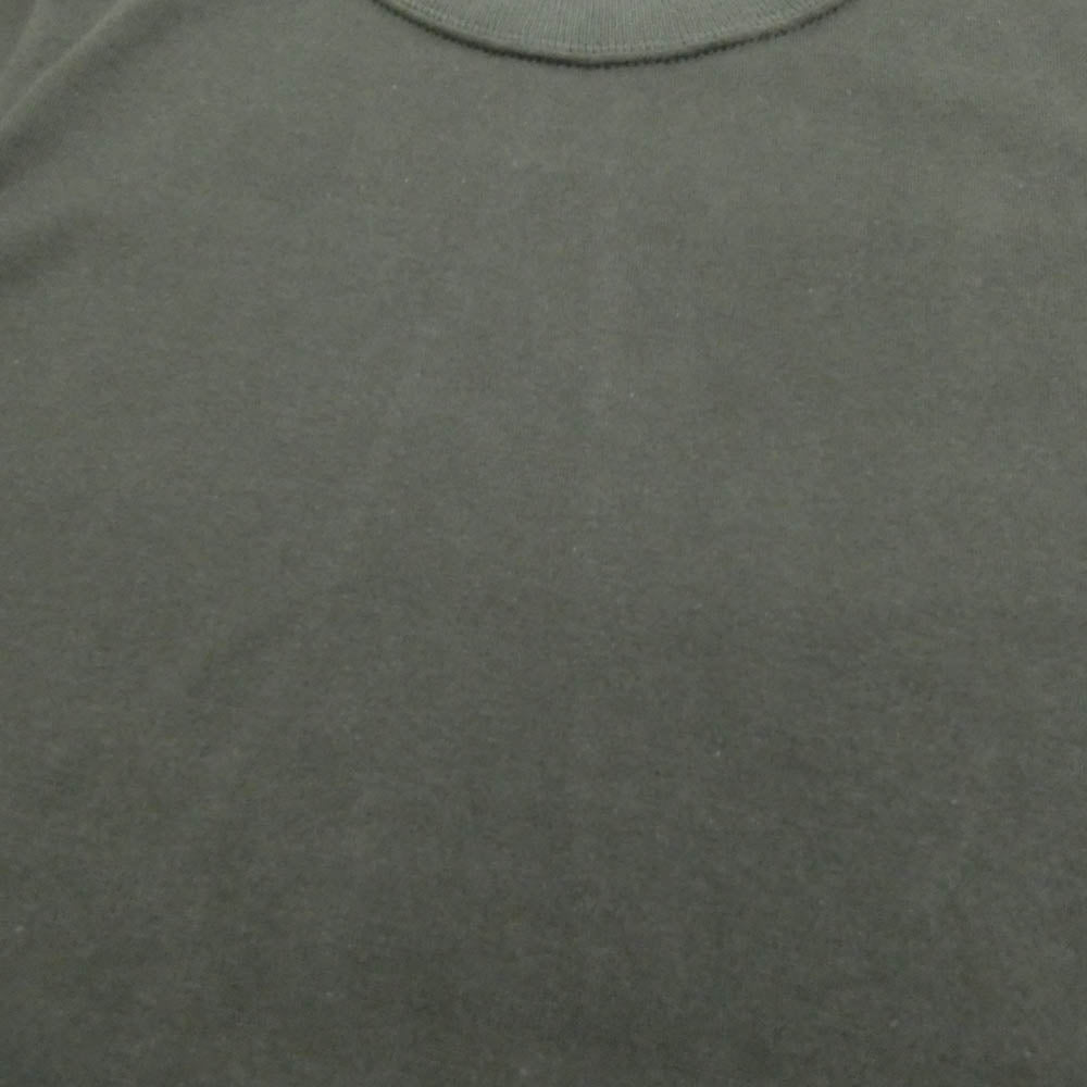 WTAPS ダブルタップス 22SS 221ATDT-CSM19 RING SS TEE ネックロゴ リング クルーネック 半袖 Tシャツ カットソー グリーン系 X 03【極上美品】【中古】