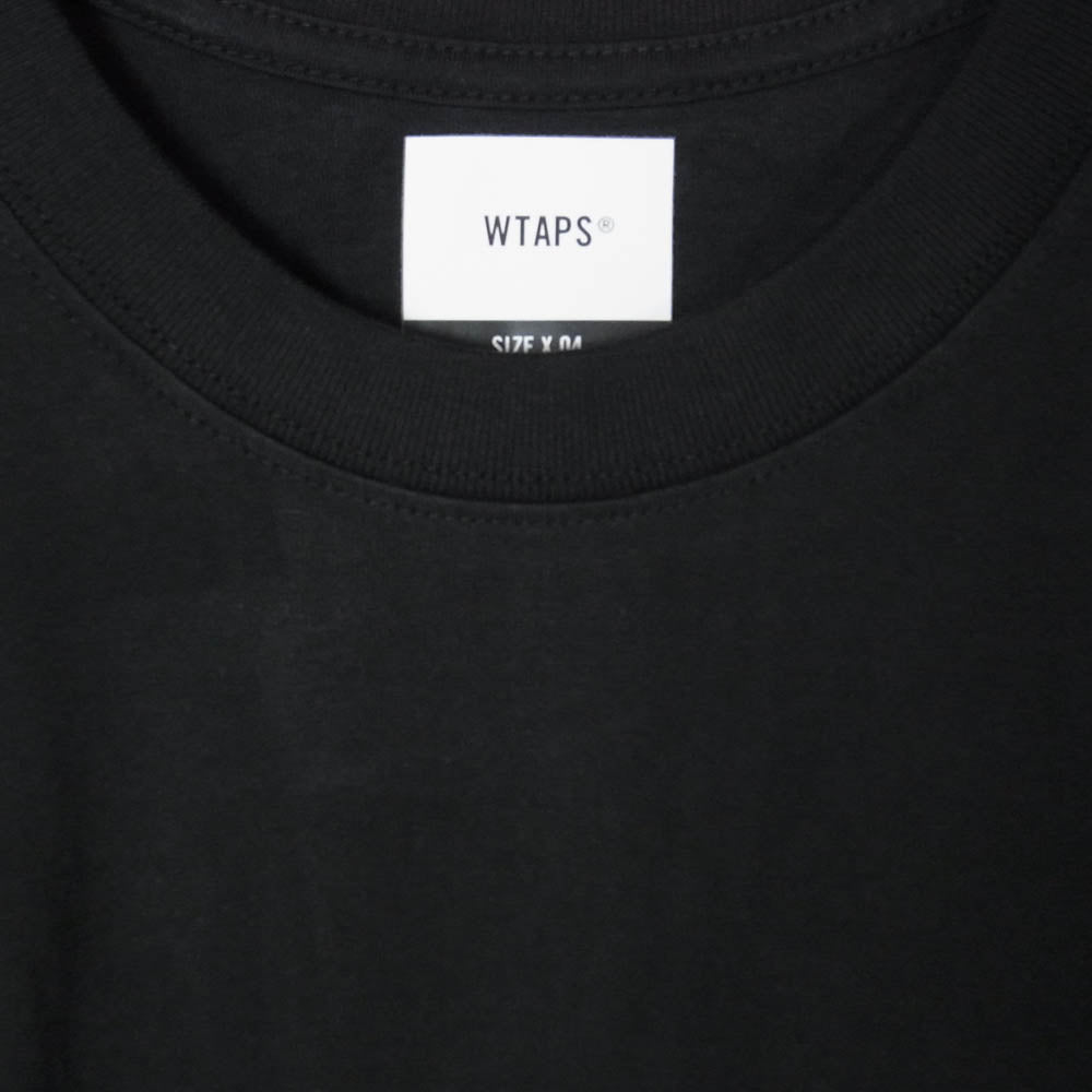 WTAPS ダブルタップス 22SS 221PCDT-ST03S VISUAL UPARMORED SS ロゴプリント 半袖 Tシャツ カットソー ブラック系 4【極上美品】【中古】