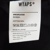 WTAPS ダブルタップス 22SS 221PCDT-ST03S VISUAL UPARMORED SS ロゴプリント 半袖 Tシャツ カットソー ブラック系 4【極上美品】【中古】