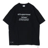 WTAPS ダブルタップス 22SS 221ATDT-STM05S 40PCT UPARMORED SS フロントプリント 半袖 Tシャツ カットソー ブラック系 3【新古品】【未使用】【中古】