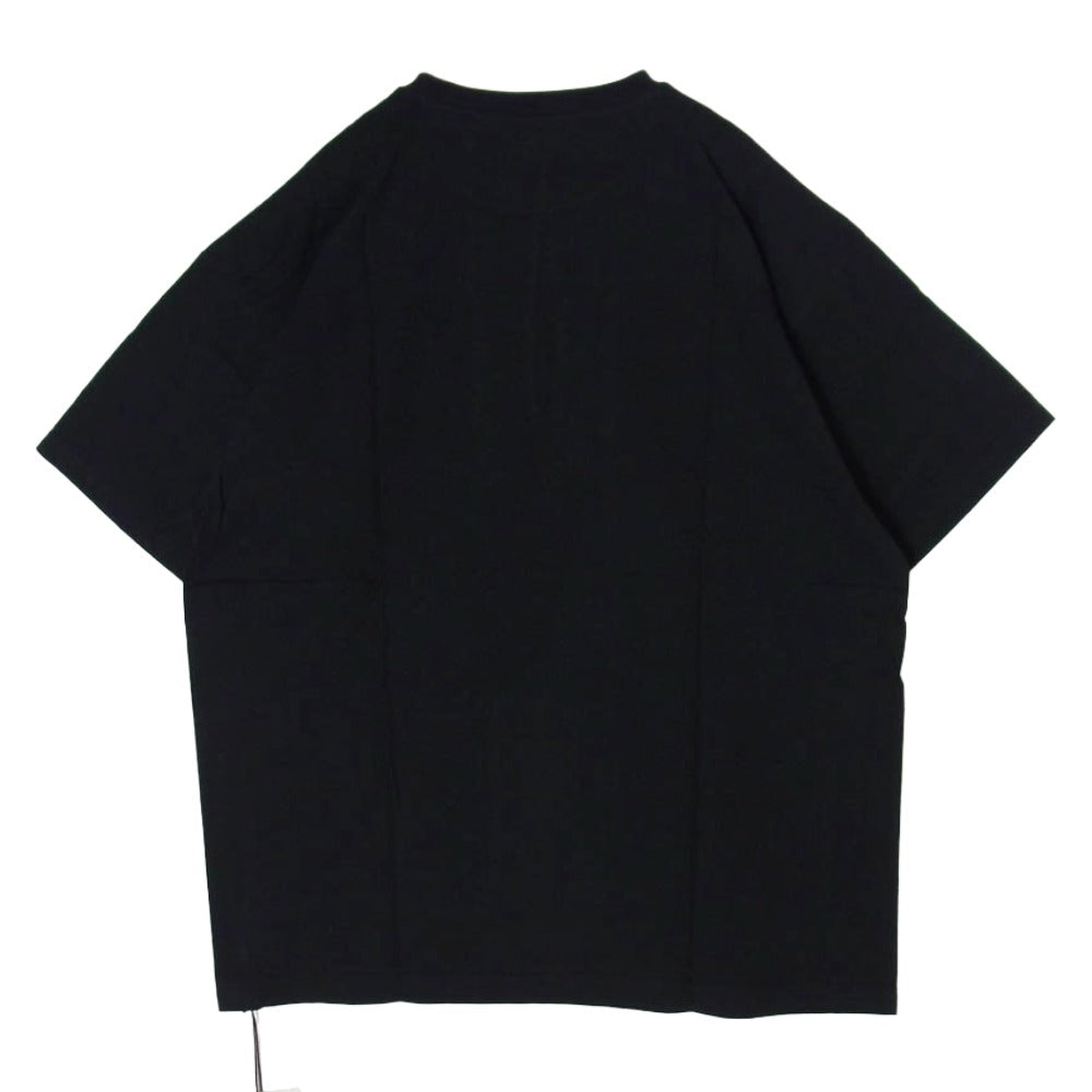 WTAPS ダブルタップス 22SS 221ATDT-STM05S 40PCT UPARMORED SS フロントプリント 半袖 Tシャツ カットソー ブラック系 3【新古品】【未使用】【中古】