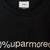 WTAPS ダブルタップス 22SS 221ATDT-STM05S 40PCT UPARMORED SS フロントプリント 半袖 Tシャツ カットソー ブラック系 3【新古品】【未使用】【中古】