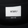 WTAPS ダブルタップス 22SS 221ATDT-STM05S 40PCT UPARMORED SS フロントプリント 半袖 Tシャツ カットソー ブラック系 3【新古品】【未使用】【中古】