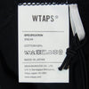 WTAPS ダブルタップス 22SS 221ATDT-STM05S 40PCT UPARMORED SS フロントプリント 半袖 Tシャツ カットソー ブラック系 3【新古品】【未使用】【中古】