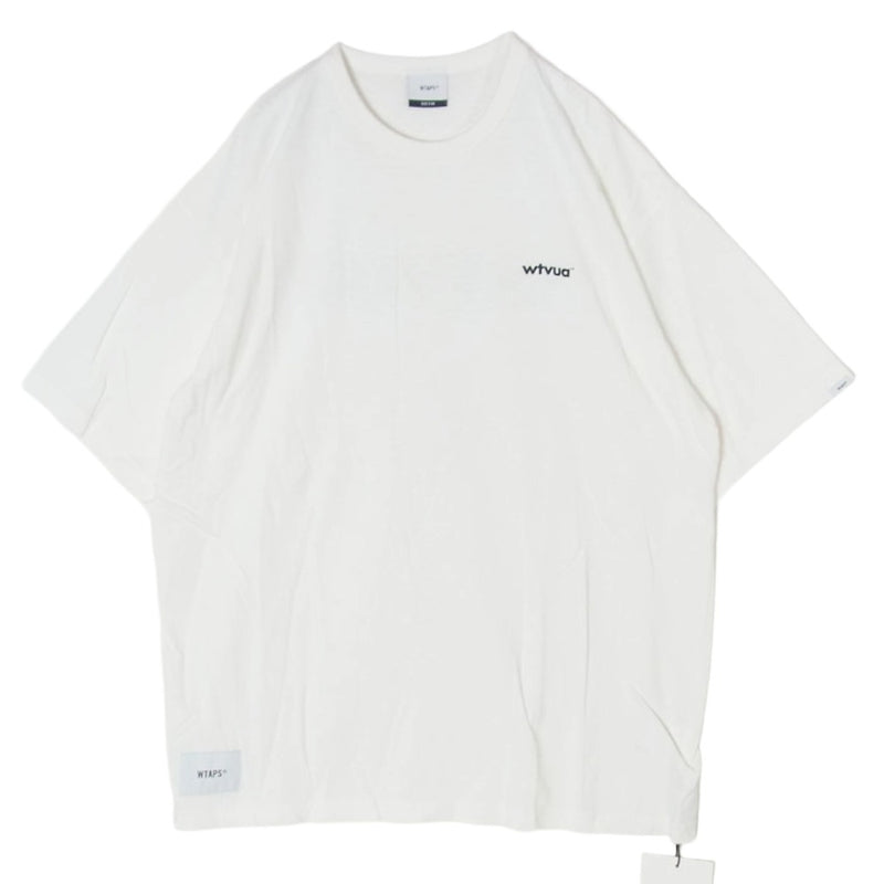 WTAPS ダブルタップス 20SS 201ATDT-CSM11 INDUSTRY DESIGN SS バックプリント Tシャツ 半袖カットソー ホワイト系 4【新古品】【未使用】【中古】