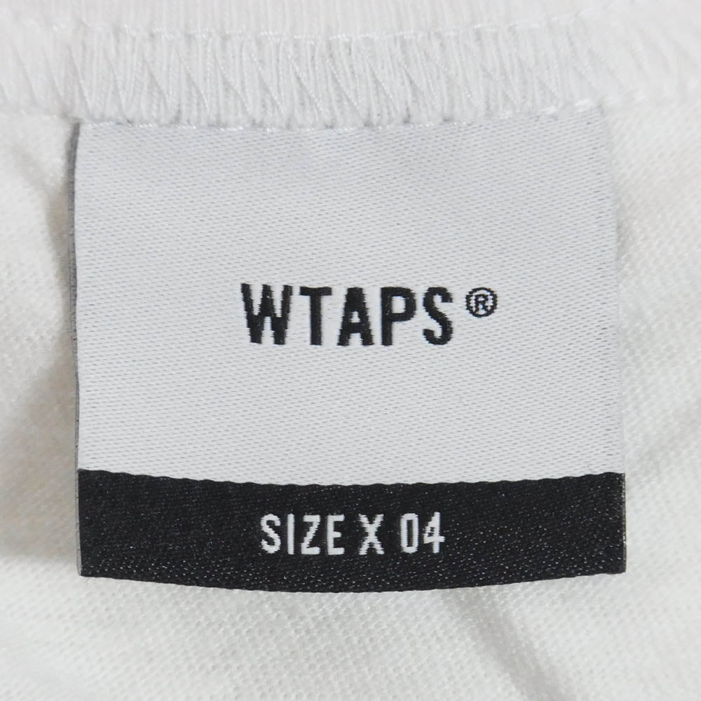 WTAPS ダブルタップス 20SS 201ATDT-CSM11 INDUSTRY DESIGN SS バックプリント Tシャツ 半袖カットソー ホワイト系 4【新古品】【未使用】【中古】