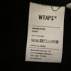 WTAPS ダブルタップス 25SS 251ATDT-STM04S TSSC SS COTTON WTVUA フロント ロゴ プリント クルーネック 半袖 Tシャツ カットソー ブラック系 X 03【新古品】【未使用】【中古】
