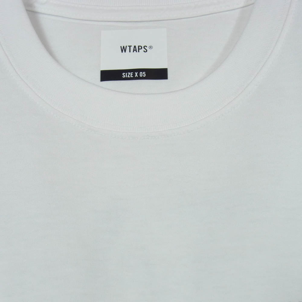 WTAPS ダブルタップス 20AW 202PCDT-ST01S BOB SCREEN SS バックロゴプリント 半袖 Tシャツ カットソー ホワイト系 XL【新古品】【未使用】【中古】