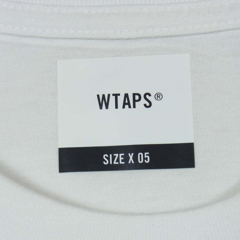 WTAPS ダブルタップス 20AW 202PCDT-ST01S BOB SCREEN SS バックロゴプリント 半袖 Tシャツ カットソー ホワイト系 XL【新古品】【未使用】【中古】