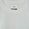 WTAPS ダブルタップス 22SS 221PCDT-ST04S WTVUA SS COTTON バックロゴプリント Tシャツ 半袖カットソー ホワイト系 4【新古品】【未使用】【中古】