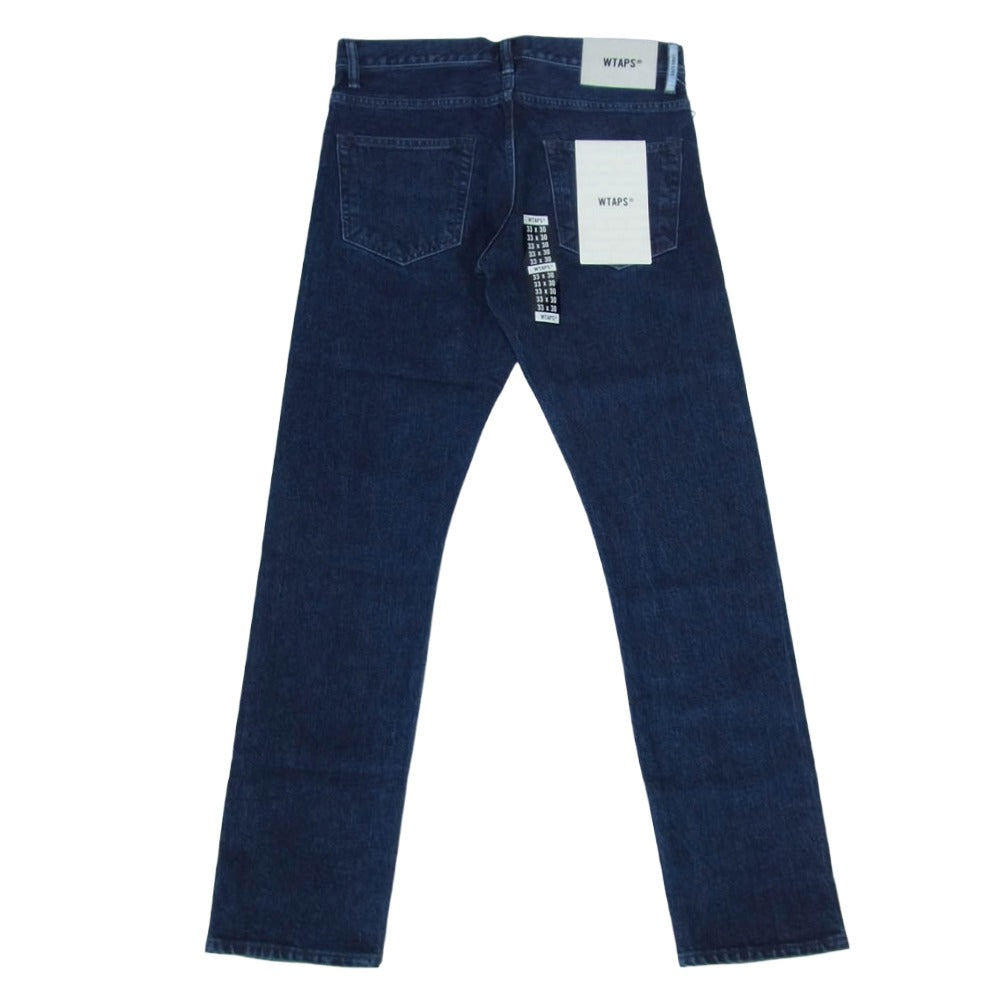 WTAPS ダブルタップス 22AW 222BRDT-PTM02 Blues Skinny Trousers Cotton Denim スキニーデニムパンツ インディゴブルー系 2【極上美品】【中古】