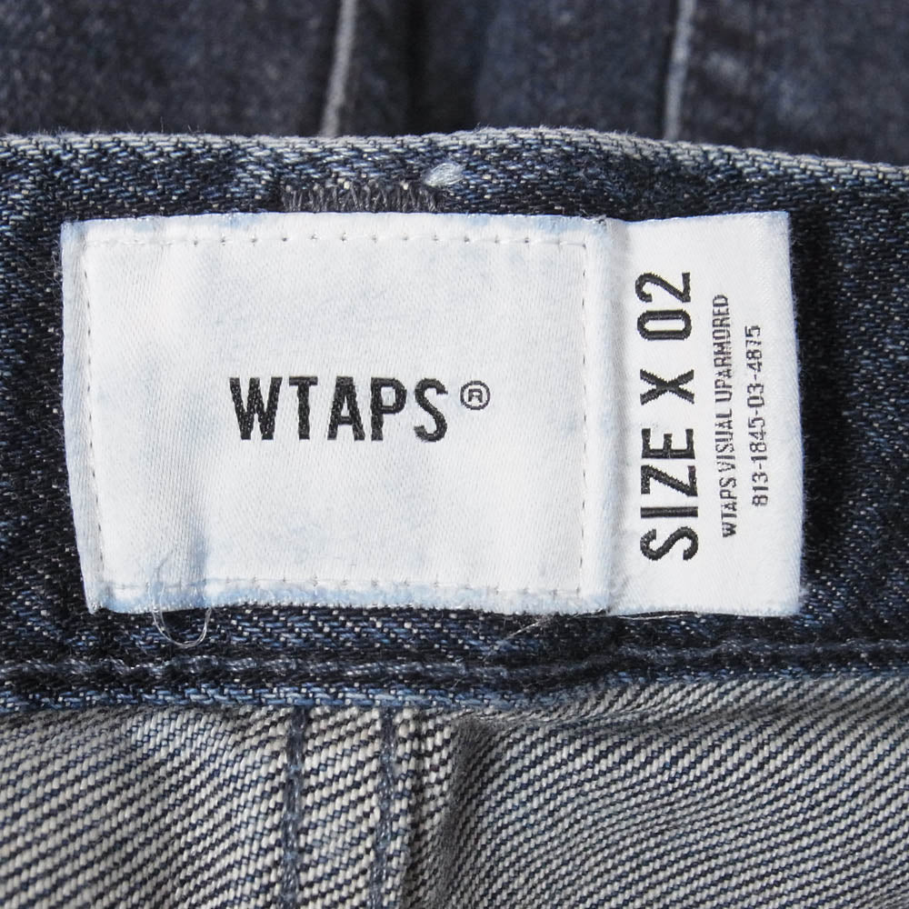 WTAPS ダブルタップス 22AW 222BRDT-PTM02 Blues Skinny Trousers Cotton Denim スキニーデニムパンツ インディゴブルー系 2【極上美品】【中古】