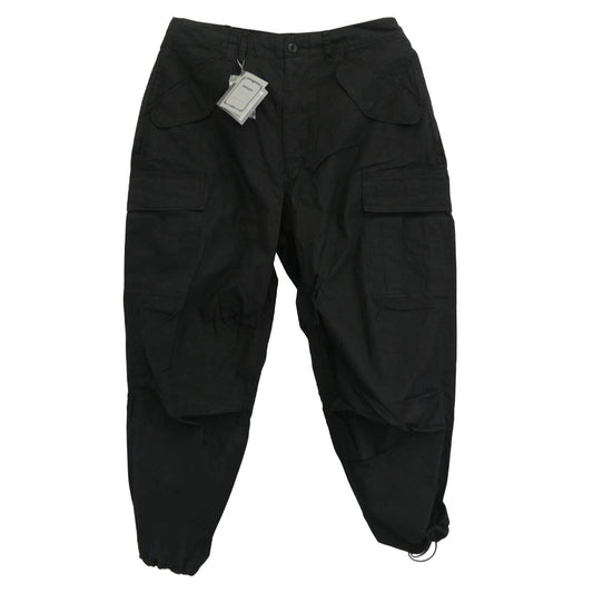 ブロシュアー 231-02 TROOPER2 トルーパー ウォッシュ 加工 ドローコード ワーク カーゴ パンツ ブラック系 S【新古品】【未使用】【中古】