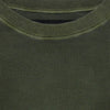 NEIGHBORHOOD ネイバーフッド 25SS 251FPNH-CSM15 PIGMENT DYED WAFFLE FABRIC CREWNECK LS ロゴ刺繍 ピグメントダイ ユーズド加工 長袖 サーマル カットソー OLIVE DARB XL【新古品】【未使用】【中古】