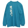 WTAPS ダブルタップス 25SS 251ATDT-CSM10 WOUND LS CTPL Tuerquoise ウーンド ターコイズ プリント ロングスリーブ クルーネック 長袖Tシャツ カットソー ブルー系 X 03【新古品】【未使用】【中古】