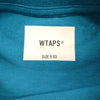 WTAPS ダブルタップス 25SS 251ATDT-CSM10 WOUND LS CTPL Tuerquoise ウーンド ターコイズ プリント ロングスリーブ クルーネック 長袖Tシャツ カットソー ブルー系 X 03【新古品】【未使用】【中古】