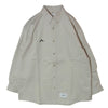 WTAPS ダブルタップス 22SS 221GWDT-SHM01 BD LS COTTON TWILL ボタンダウン ロング スリーブ 長袖 シャツ GRAY 2【新古品】【未使用】【中古】