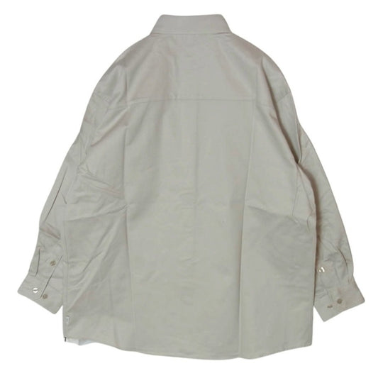 WTAPS ダブルタップス 22SS 221GWDT-SHM01 BD LS COTTON TWILL ボタンダウン ロング スリーブ 長袖 シャツ GRAY 2【新古品】【未使用】【中古】