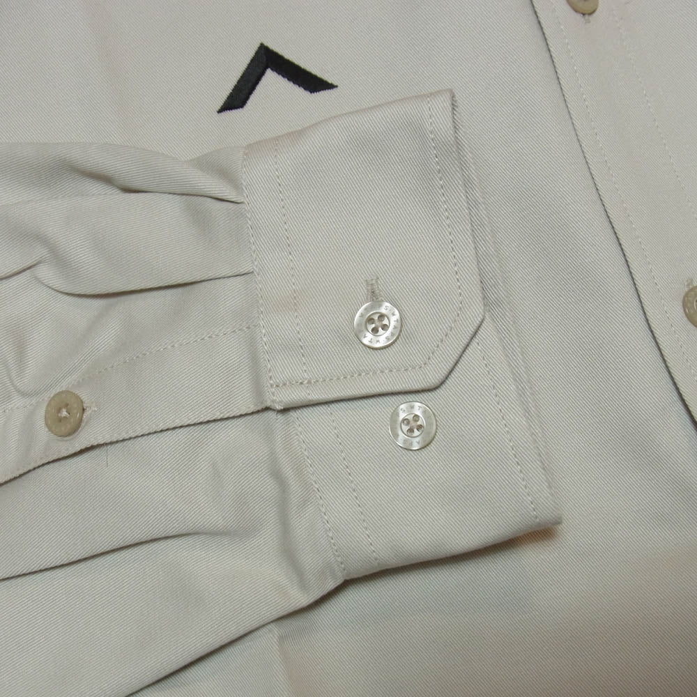 WTAPS ダブルタップス 22SS 221GWDT-SHM01 BD LS COTTON TWILL ボタンダウン ロング スリーブ 長袖 シャツ GRAY 2【新古品】【未使用】【中古】