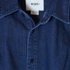 WTAPS ダブルタップス 21AW 212WVDT-SHM05 LS COTTON DENIM ボタンダウン デニム 長袖シャツ インディゴブルー系 L【新古品】【未使用】【中古】