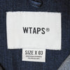 WTAPS ダブルタップス 21AW 212WVDT-SHM05 LS COTTON DENIM ボタンダウン デニム 長袖シャツ インディゴブルー系 L【新古品】【未使用】【中古】