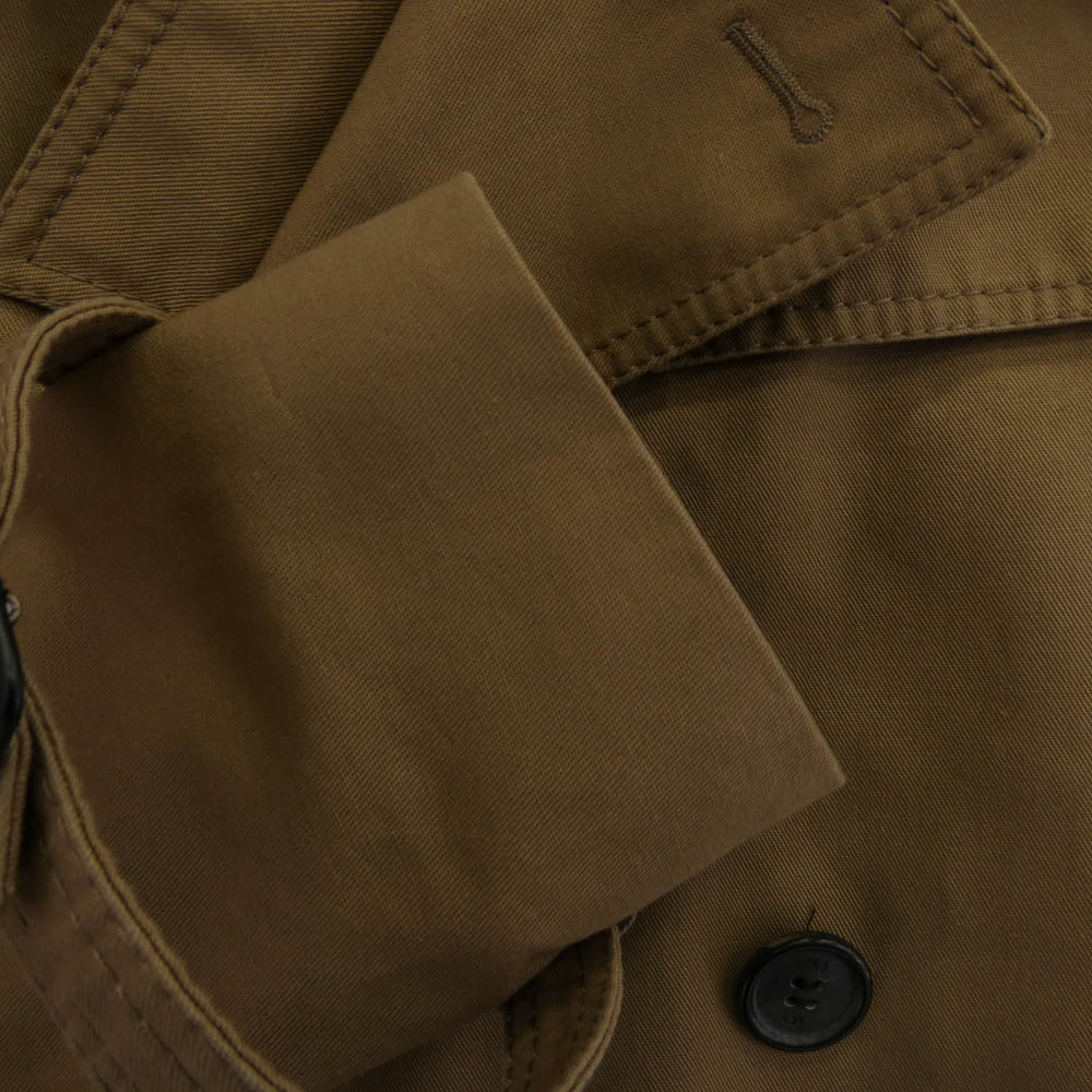 DIOR HOMME ディオールオム 04AW 4HH1036693 エディ期 ダブルブレスト ツイル トレンチ コート ベージュ系 52【中古】