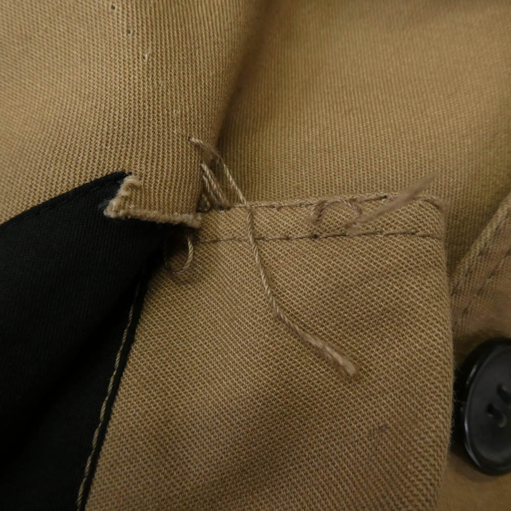 DIOR HOMME ディオールオム 04AW 4HH1036693 エディ期 ダブルブレスト ツイル トレンチ コート ベージュ系 52【中古】