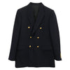 CELINE セリーヌ 20SS 2V047092D エディ期 Classic Jacket In Diagonal Wool ダイアゴナルウール クラシック ジャケット ダブルブレスト ブレザー ネイビー系 52【極上美品】【中古】