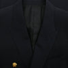 CELINE セリーヌ 20SS 2V047092D エディ期 Classic Jacket In Diagonal Wool ダイアゴナルウール クラシック ジャケット ダブルブレスト ブレザー ネイビー系 52【極上美品】【中古】