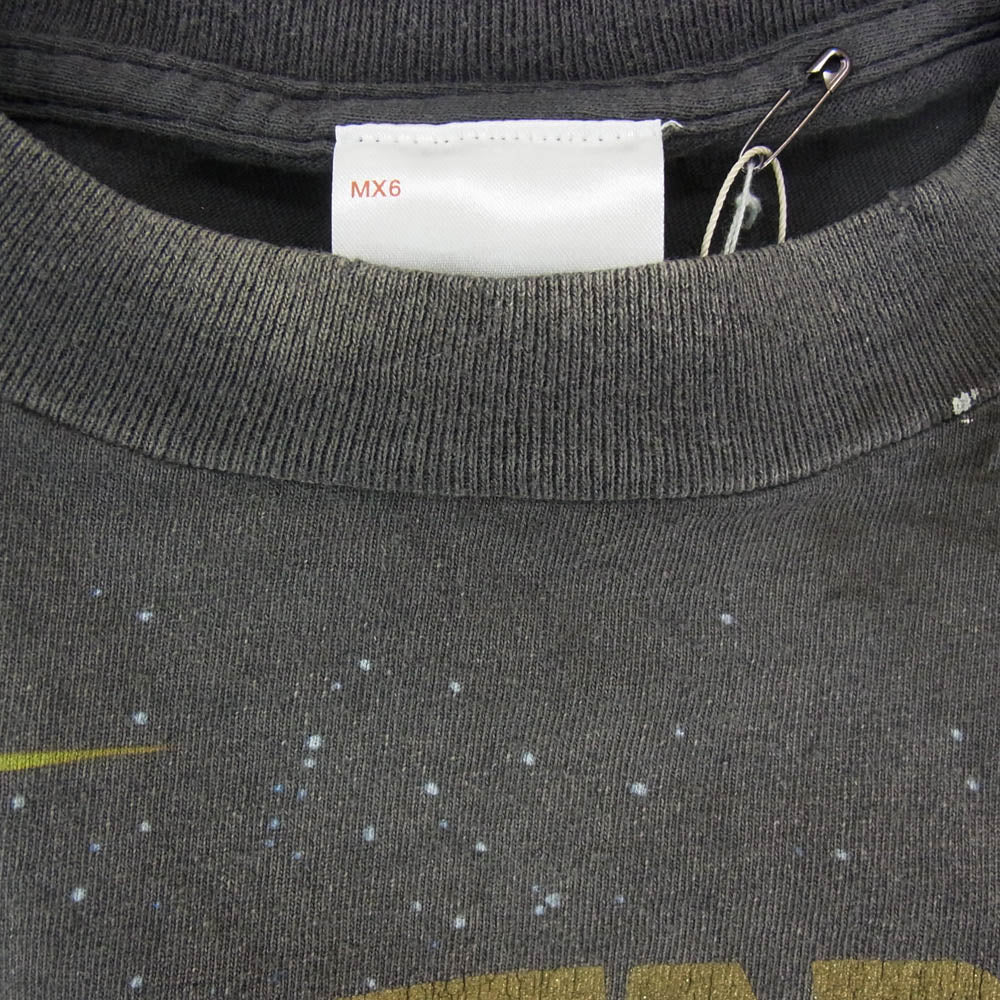 SAINT MICHAEL セントマイケル 25SS SM-HR8-0000-C62 × STAR WARS S/S TEE STAR WARS スターウォーズ プリント 半袖 Tシャツ カットソー ブラック系 XL【美品】【中古】