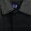 GAP ギャップ OLD オールド 内側キルティング レザー コート ジャケット ブラック系 L【中古】