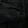 GAP ギャップ OLD オールド 内側キルティング レザー コート ジャケット ブラック系 L【中古】