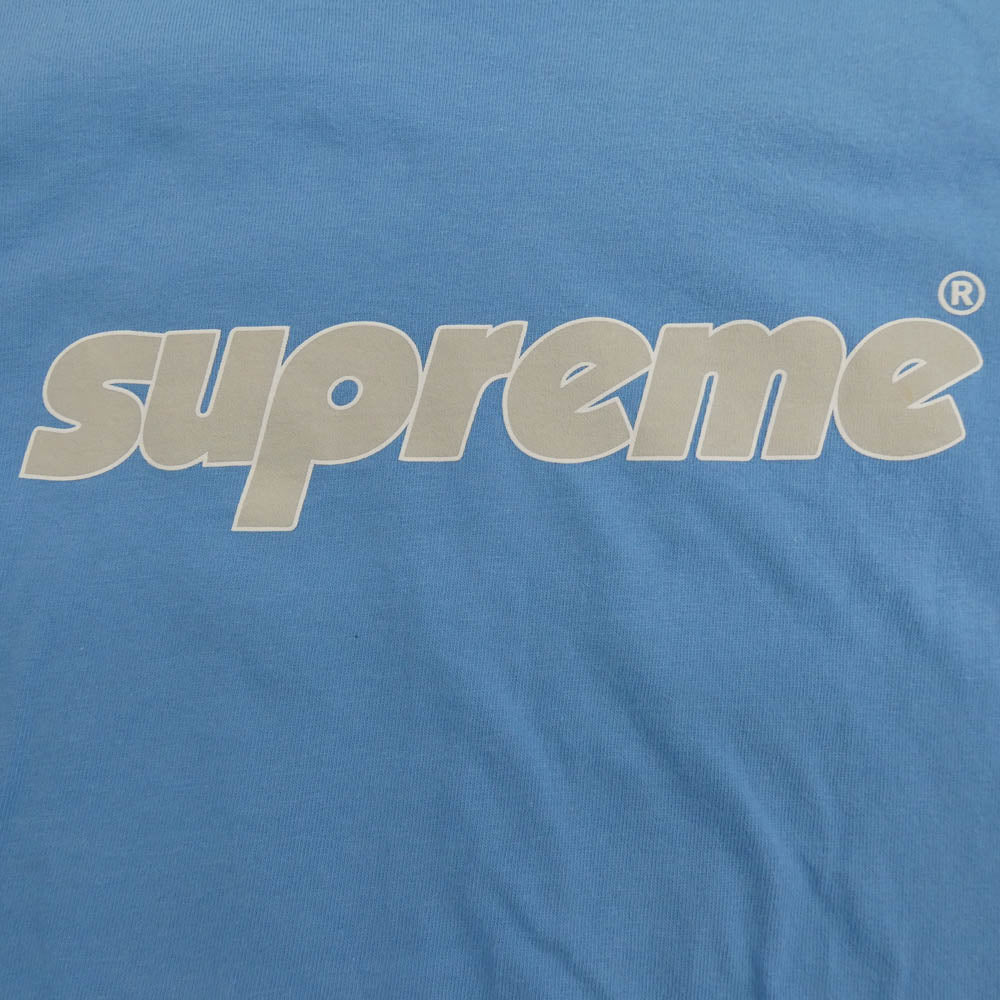 Supreme シュプリーム 24SS Pinline Tee Bright Blue ピンライン Tシャツ ブライト ブルー ライトブルー系 M【中古】