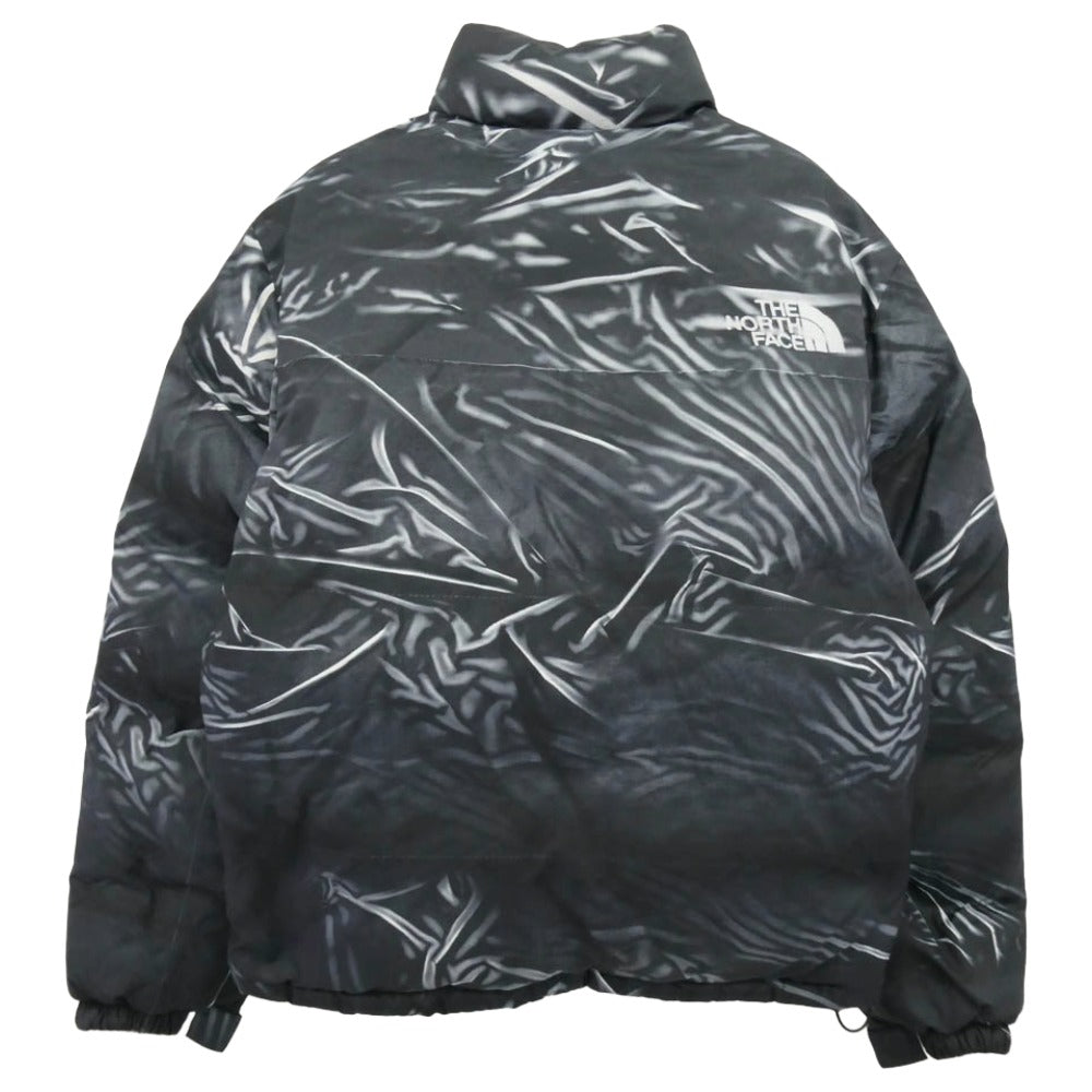 Supreme シュプリーム 23SS ND02300I ×The North Face Trompe Loeil Printed Nuptse Jacket ノースフェイス トロンプ ルイユ プリンティド ヌプシ ジャケット ダウン グレー系 S【中古】