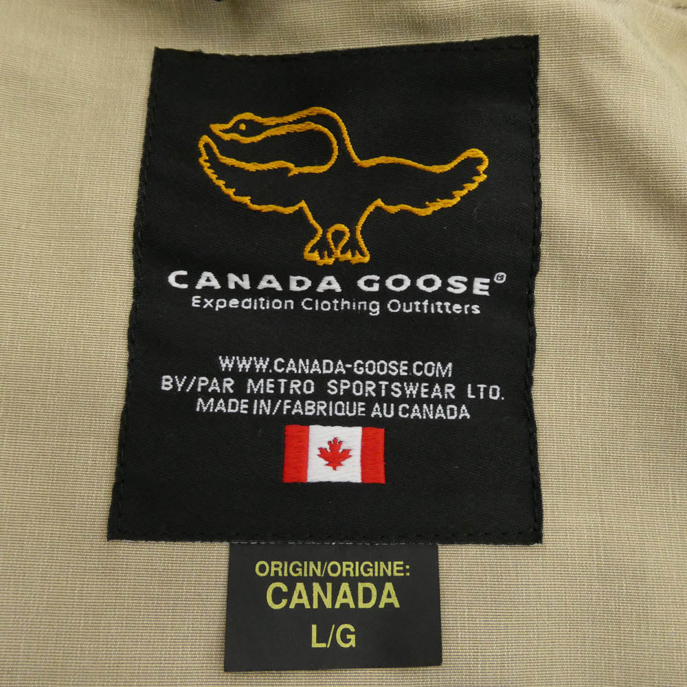 CANADA GOOSE カナダグース 3405MR トラベルジャケット ミリタリー フィールド ジャケット カーキ系 L/G【中古】