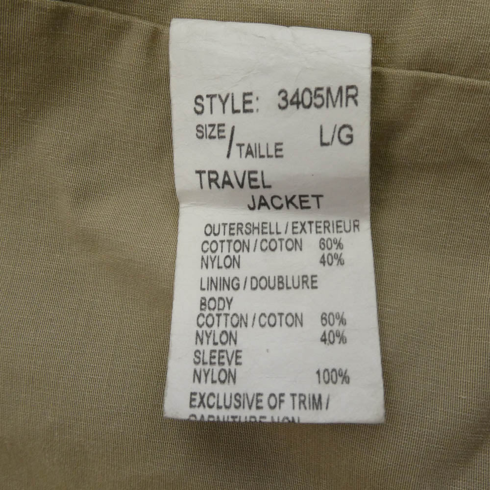 CANADA GOOSE カナダグース 3405MR トラベルジャケット ミリタリー フィールド ジャケット カーキ系 L/G【中古】